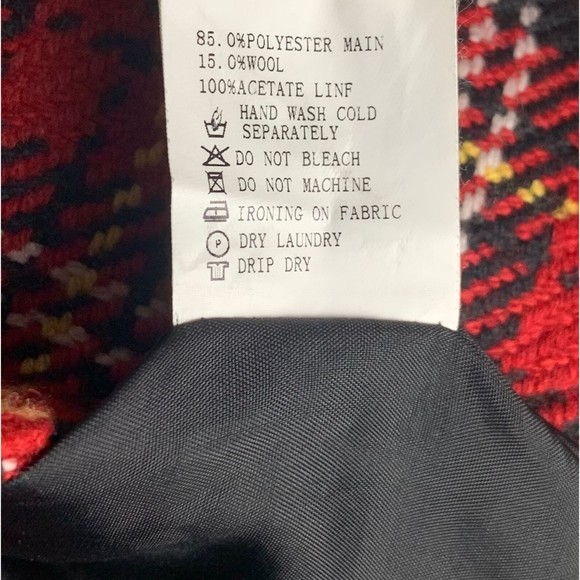 SPORT ADA Women's S (SZ 36) Wool Blend Pleated Skirt - Picture 8 of 8